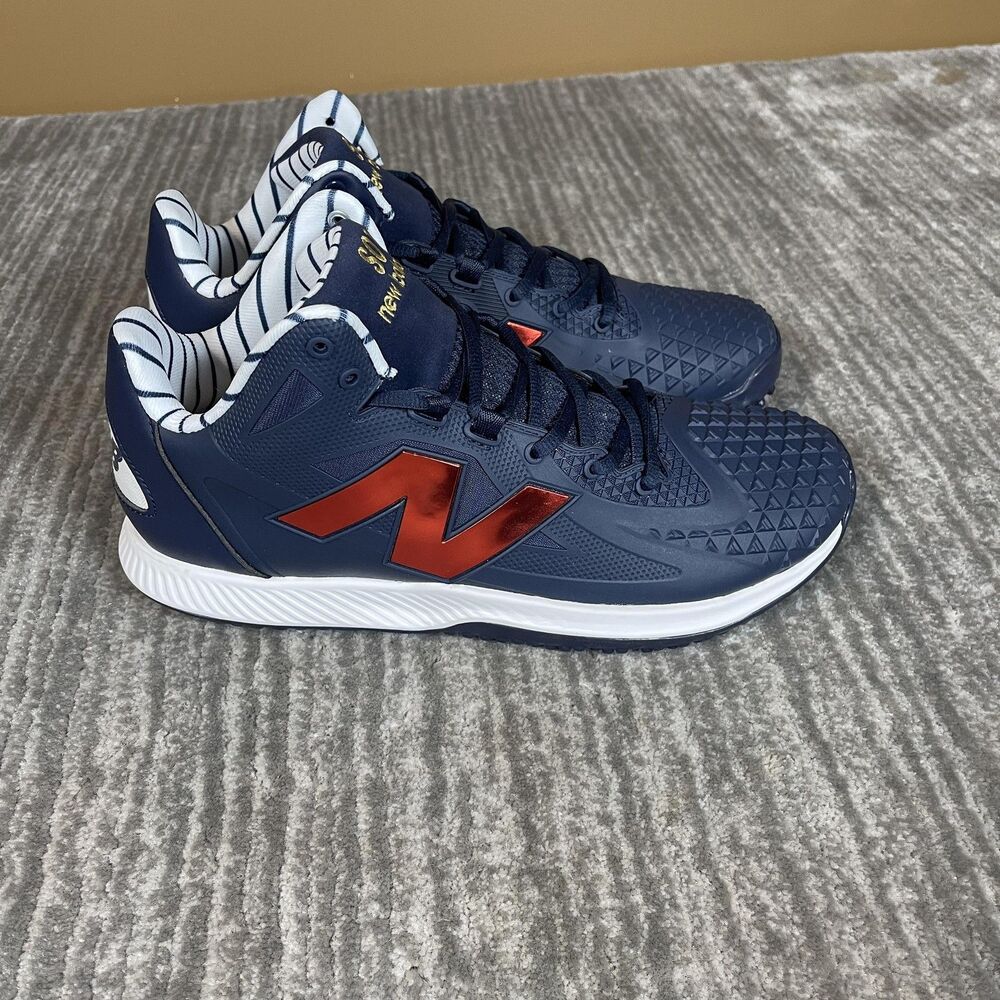 New Balance FuelCell Ohtani V1 Baseball Turf Shoes Mens 10 Blue White MSHO1LC